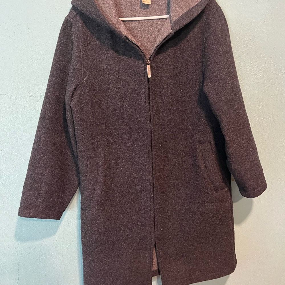 Woolrich Women's Hooded Wool Coat